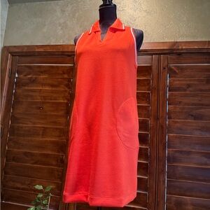SPANX-Sleeveless Orange Dress